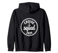 Cruise Squad Summer Vacation 2026 Family Cruise Zip Hoodie