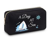 Cruise Trip Gift Makeup Bag Cruise Gifts for Women Summer Vacation Trip Gift for Women Cruise Themed Gifts Travel Toiletry Bag Funny Cruise Gifts for Cruise Lover Daughter Wife BFF Sister Colleague