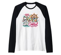 Cruise Vacation Ship Travel Ocean Cruising Holiday Raglan Baseball Tee