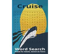 Cruise Word Search Book: Word Searches with Easy to Read Print about Cruises, Vacation, the Open Ocean, and More | 6x9 inches, 110 pages | 50+ Puzzles … Gift for Vacations, Holidays and Free Times