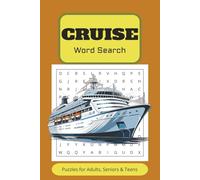 Cruise Word Search Book: Word Searches with Easy To Read Print about Cruising, Ocean Travel, Holiday Destinations and More | 6 x 9 inches, 110 pages | ... Gift for Vacations, Holidays and Free Time