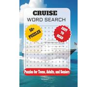 Cruise Word Search Puzzle Book: Easy to Read Featuring Voyages, Ocean Trips, Getaways, and More | 6×9 Inches, 110 Pages | Over 50 Puzzles | Perfect ... Vacations, Holidays, and Relaxing Free Time.