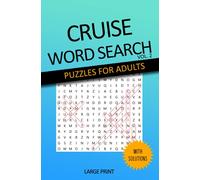 Cruise Word Search Puzzle Book for Seniors and Adults | Large Print Word Searches about Cruises, Ports, Dining, and More - Volume 2