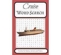 Cruise Word Search Puzzle Book: Word Search with Easy to Read Print about Cruising, Sailing, Voyaging and more | 6x9 inches, 110 pages | 50+ Puzzles ... Gift for Vacations, Holidays and Free Times