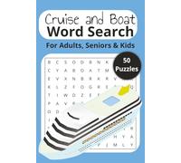Cruise Word Search Puzzle Book: Word Searches with Easy to Read Print about Cruises, Boats, Sailing and More | 6x9 inches, 100 pages | 50 puzzles ... Gift for Vacations, Holidays and Free Times