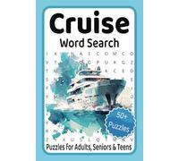 Cruise Word Search Puzzle Book: Word Searches with Easy to Read Print about Cruises, Oceans, Islands and more | 6x9 inches, 110 pages | 50+ puzzles … Gift for Vacations, Holidays and Free Times.