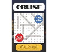 Cruise Word Search Puzzle Book: Word Searches with Easy to Read Print about Sailing, Nautics, Cruise Ships and More | 6x9 inches, 110 pages | 50+ ... Gift for Vacations, Holidays and Spare Times