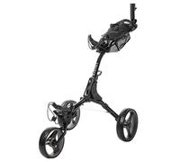 CRUISER GOLF CR-7 Deluxe 3 Wheel Golf Trolley - Neat Cube Folding (Black)