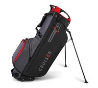 Cruiser Golf CR-Hybrid Stand & Trolley/Cart Bag - 10” 5-Way Divider Top, Lightweight 2.6kg, 5 Large Pockets, Insulated Drinks Pocket, Waterproof Valuables Pocket, Padded Straps & Hip Rest (Black)