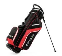 CRUISER GOLF SB3 Stand Bag with 14 Way Divider Top (Red)