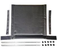 Cruiser iii Wheelchair Replacement seat,18"*18",Nylon Fabric,Depth Adjustable Extension,Universal 18 inch K3 Wheelchair Seat, W/Hardware & Upholstery Strap,Replacement Parts,(1Ea,Black)