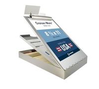 Cruiser-Mate Saunders Metal Clipboard with Storage, Letter Size Heavy Duty Contractor Grade Clipboard, Recycled Aluminum Dual Storage Form Holder with High Capacity Clip, Assembled in USA, Silver
