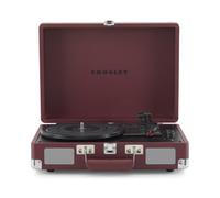 Cruiser Plus Deluxe Portable Turntable (Burgundy)- Now With Bluetooth Out