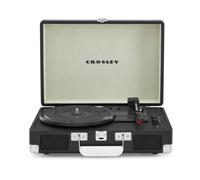Crosley Cruiser Plus Portable Turntable - Bluetooth Record Player, 3-Speed Suitcase Vinyl Player, Home Turntables for Vinyl Records, Built in Stereo Speakers, Bluetooth Receiver, AUX Input, Chalkboard