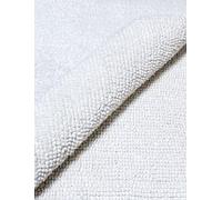 Cruiser’s Caché Classic Cut Loop Reversable Bath Mat, 100% Organic Cotton, White-17 x24