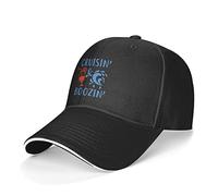 Cruisin and Boozin - Cruise Ship Group Vacation Men Women Baseball Hat Breathable Baseball Cap Plain Peak Caps for Hiking Outdoor Climbing