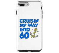 Cruisin' My Way Into 60 Anchor 60th Birthday Cruise Case for iPhone 7 Plus/8 Plus
