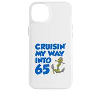 Cruisin' My Way Into 65 Anchor 65th Birthday Cruise Case for iPhone 14 Plus