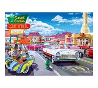 Masterpieces Cruisin‘ RT66, Drive Through On RTE. 66 1000Piece Jigsaw Puzzle