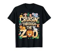 Cruisin Through Zoo Squad Zoo Trip Zoo Keeper Wildlife Zoo T-Shirt