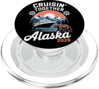 Cruisin Together Alaska 2026 Retro Adventure Cruise Travel PopSockets PopGrip for MagSafe