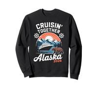 Cruisin Together Alaska 2026 Retro Adventure Cruise Travel Sweatshirt