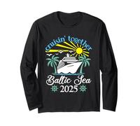 Cruisin Together Baltic Sea Funny Couples Cruise 2025 Long Sleeve T-Shirt
