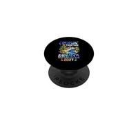 Cruisin Together Barbados 2027 Ship Dolphin Vacation PopSockets Adhesive PopGrip