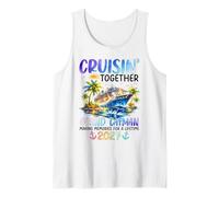 Cruisin Together Grand Cayman 2027 Ship Dolphin Vacation Tank Top