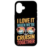 Cruisin Together I Love It When We're Boat Vacation Case for iPhone 16