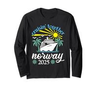 Cruisin Together Norway Funny Couples Cruise 2025 Long Sleeve T-Shirt