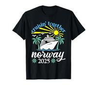 Cruisin Together Norway Funny Couples Cruise 2025 T-Shirt