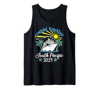 Cruisin Together South Pacific Funny Couples Cruise 2025 Tank Top
