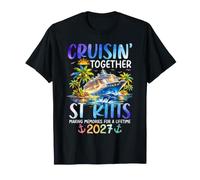 Cruisin Together St. Kitts 2027 Ship Dolphin Vacation T-Shirt