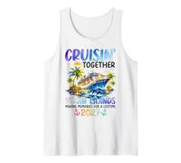 Cruisin Together Virgin Islands 2027 Ship Dolphin Vacation Tank Top