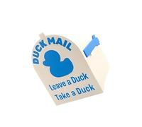 Cruising Duck Mailbox - Cruîsing Ducķ Decor With Funny Movable Tags, Fùnny Fă Tŗavel Gift Fits Refrigerator And Metal Surfaces | For Ship Cabin Doors Travel Family Fun