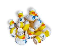 Cruising Duck Rubber Ducks Sailor Nautical Duck | 2" x 2” in Size - 20 Ducks Only | for Use with for Cruise Ships Tags Princess, Royal Caribbean, for Cards Cruise Date, oh What Luck
