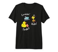 Cruising Hiding Finding Rubber Ducks Passport Scavang Hunt Premium T-Shirt