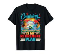 Cruising in My Retirement Plan Cruise Squad Summer Vacation T-Shirt