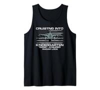 Cruising Into Kindergarten Funny Jet Fighter Gift Tank Top