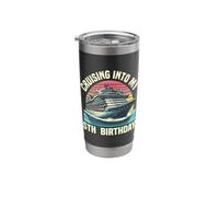 Cruising Into My 5th Birthday Cruise Party Vacation Stainless Steel Insulated Tumbler