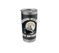 Cruising Into My 8th Birthday Cruise Party Vacation Stainless Steel Insulated Tumbler