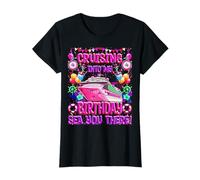 Cruising Into My Birthday - Sea You There Funny Cruise Tee T-Shirt