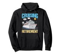 Cruising into Retirement - Cruising Lover Cruise Vacation Pullover Hoodie