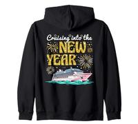 Cruising Into the New Year 2026 Family Cruise Trip Party Zip Hoodie