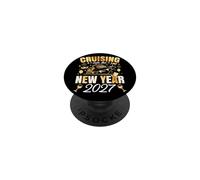 Cruising Into The New Year 2027 Family Trip PopSockets Adhesive PopGrip