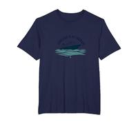 Cruising is My Therapy Vacation Lover Ocean Getaway Quote T-Shirt, Men's Big and Tall, Navy, 3X Tall