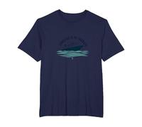 Cruising is My Therapy Vacation Lover Ocean Getaway Quote T-Shirt, Men's Big and Tall, Navy, 6X Tall