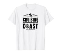 Cruising The Coast Avila Beach California Sail Boat Captain T-Shirt