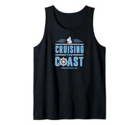 Cruising The Coast Avila Beach California Sail Boat Captain Tank Top